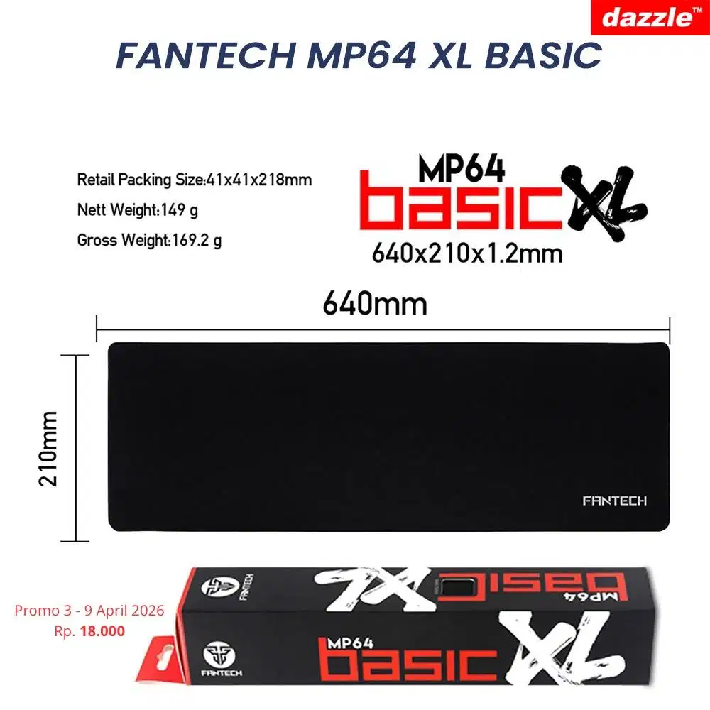 Mousepad Fantech MP64
