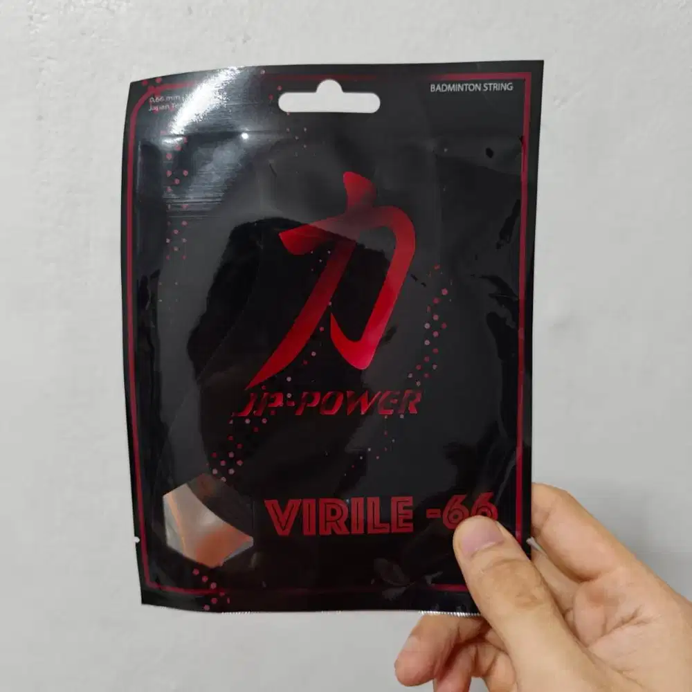 Senar Badminton JP Power Virile 66 Original - Black