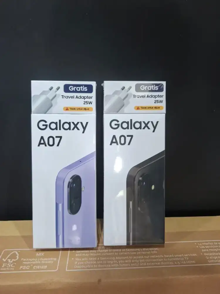 SAMSUNG A07 4/64GB NEW SEGEL !! !FREE ADAPTOR 25W FREE SOFTCASE