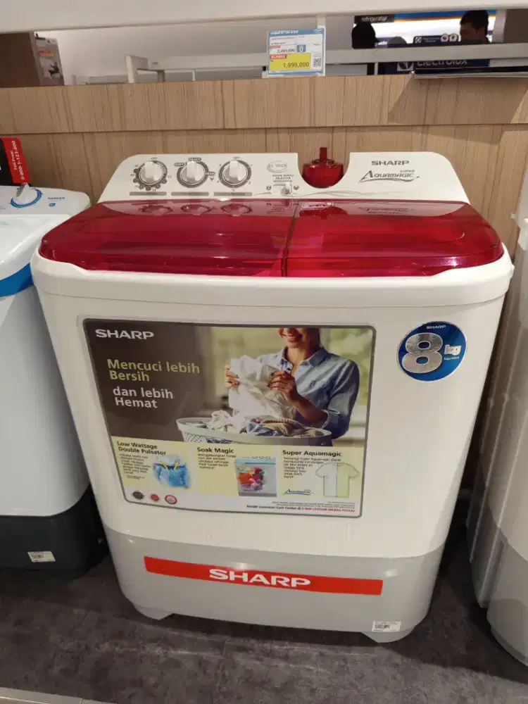 Sharp mesin cuci 2tabung(bisa cicilan)