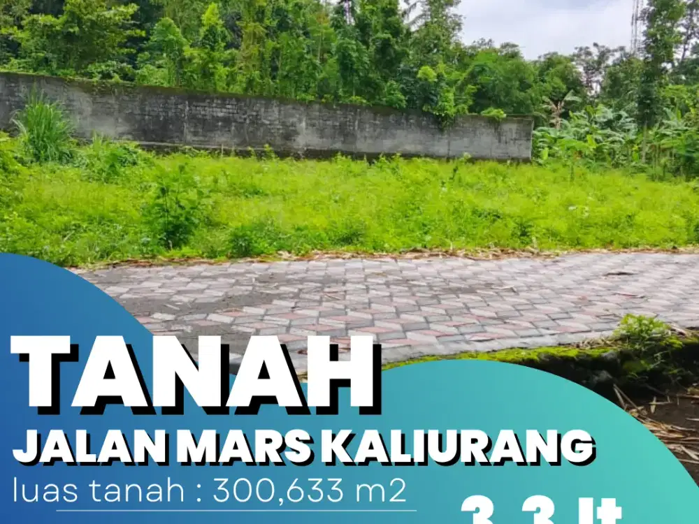 Tanah Jogja Kost Area Kampus UII Kaliurang SHM Pekarangan