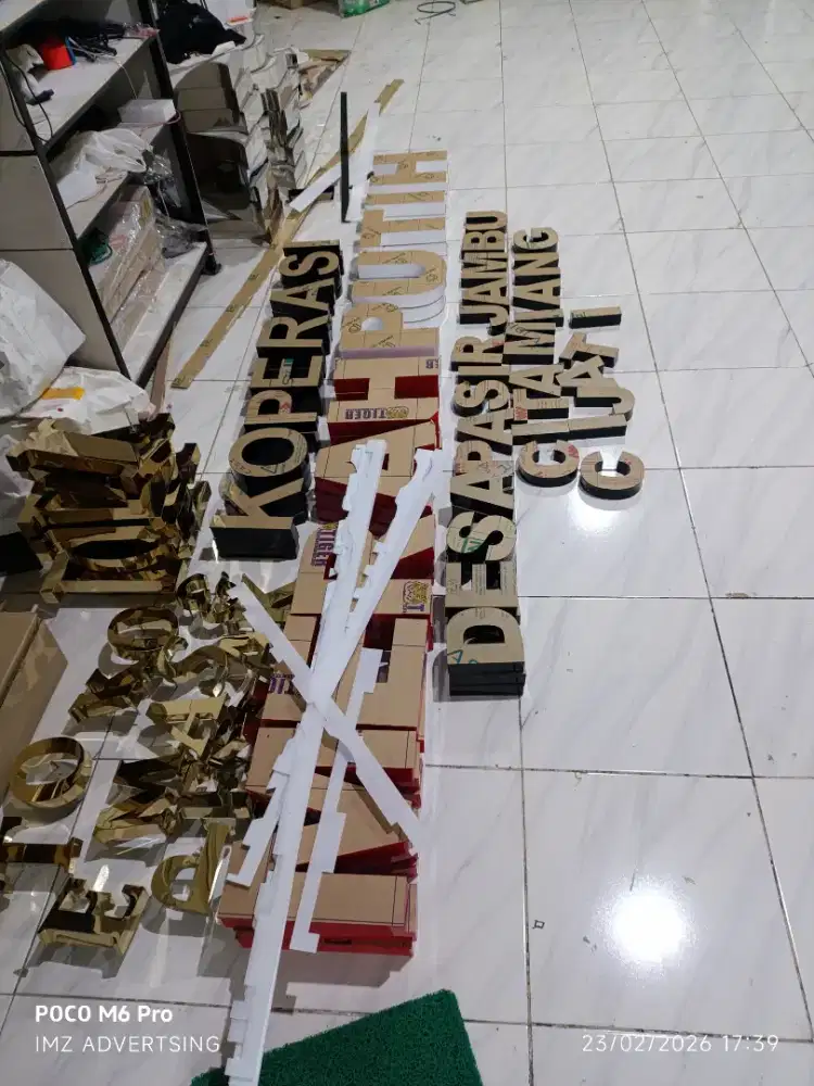 Jasa pembuatan papan nama