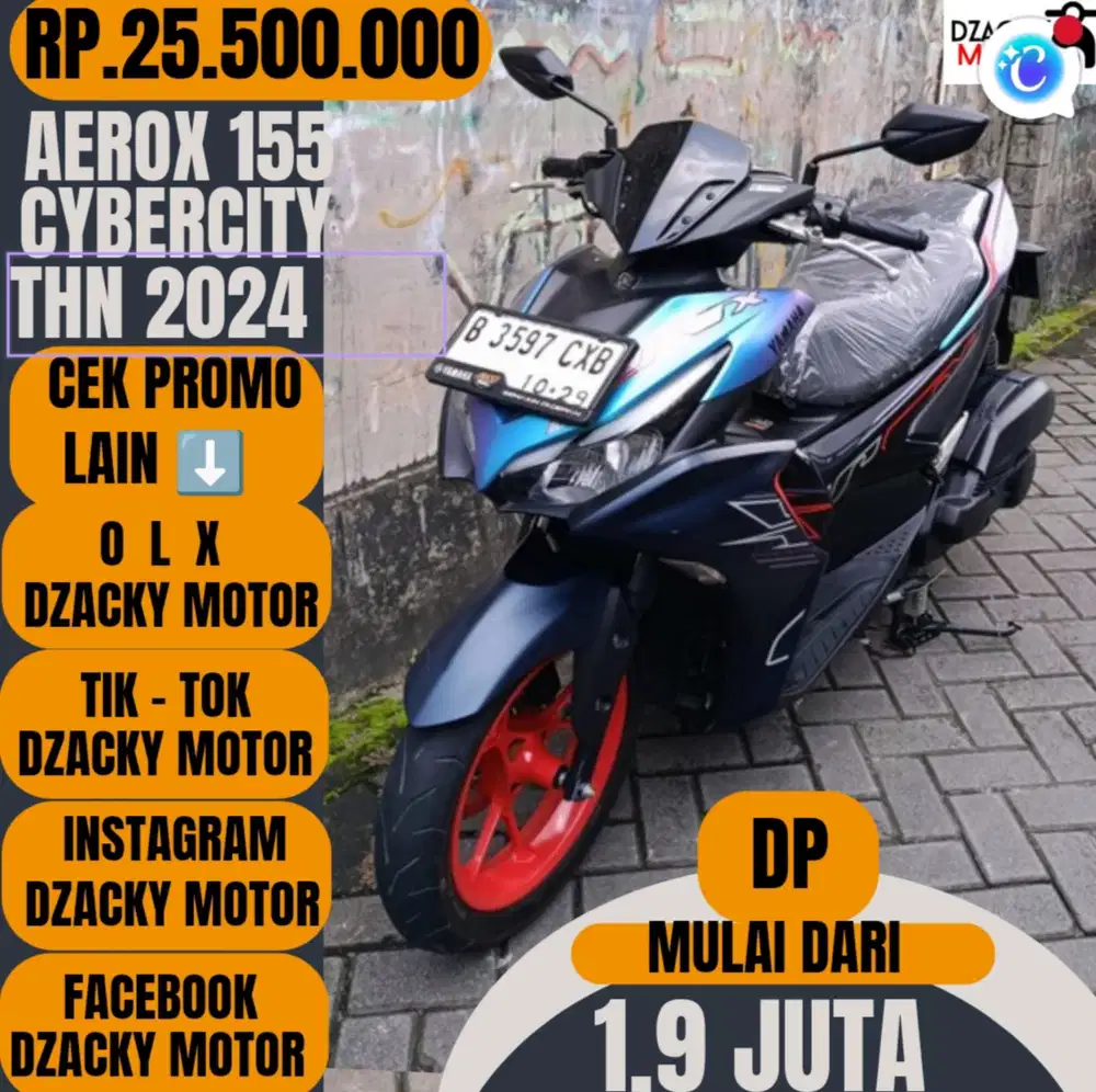 AEROX CYBERCITY THN 2024 SECOND LIKE NEW