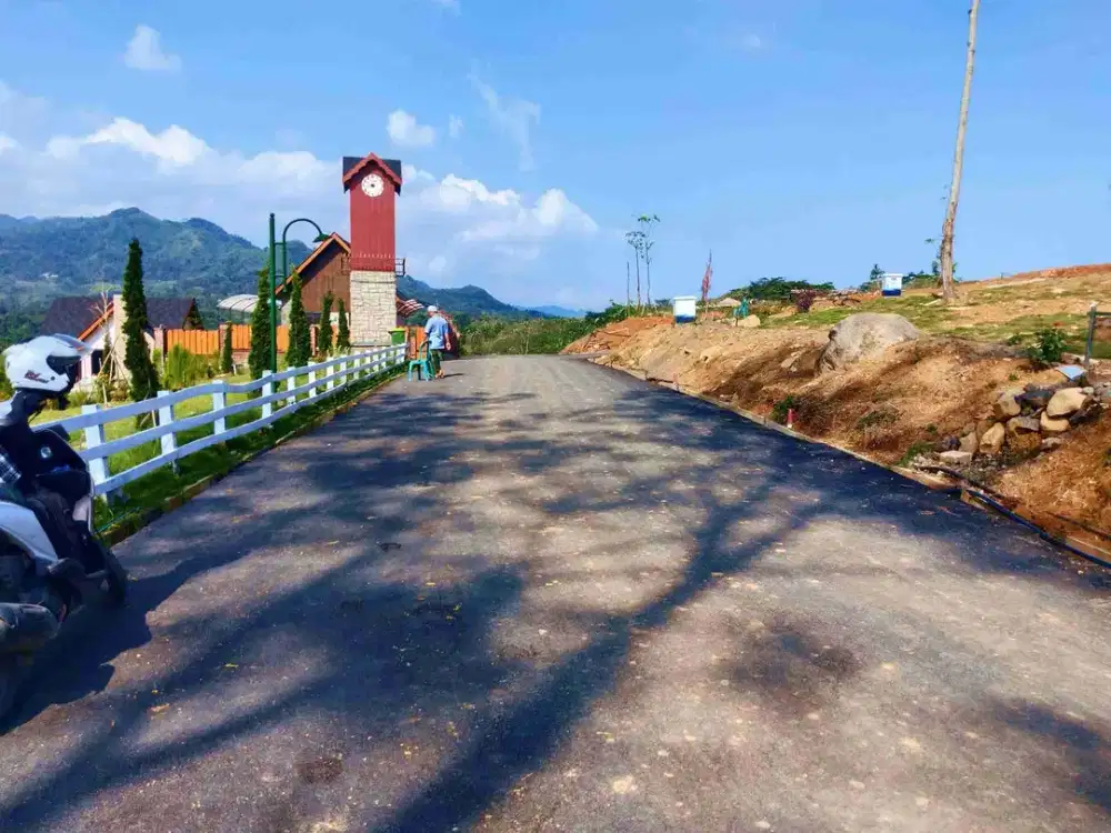 Tanah Kavling SHM Nuansa Eropa Terjangkau Jabodetabek Zona Kuning Bisa Bangun Rumah VILLA Hanya 90 Menit ke Exit TOL Nagrak Cibubur