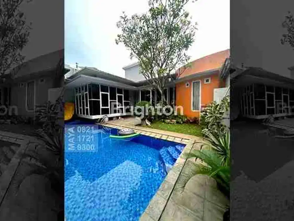 Rumah Elegant dgn Swimming Pool Asri Nyaman Luas di Kav AL Duren Sawit Dekat Pusat Kota Jakarta