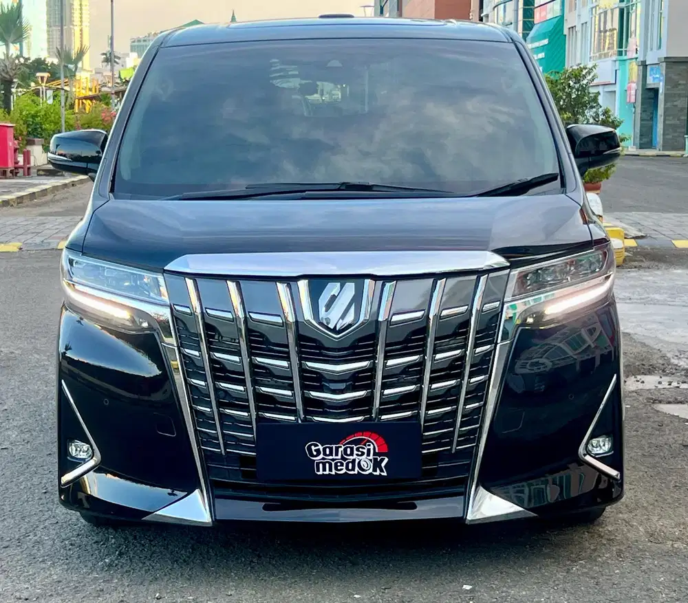 Toyota Alphard G 2022 Antik Low KM Murah Bekas Hitam Genap Garansi