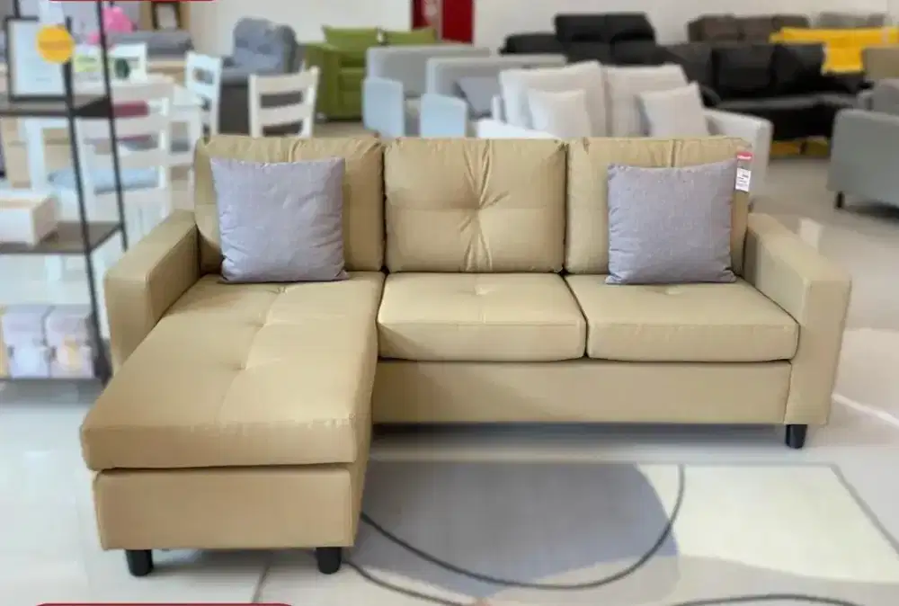 PROMO SOFA SUDUT L KULIT