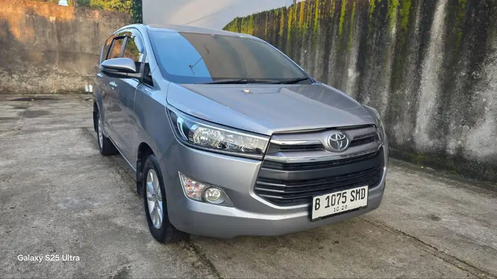 Innova 2.4 G manual diesel 2017 pjk pjg 10/26 km 70rb record fullset