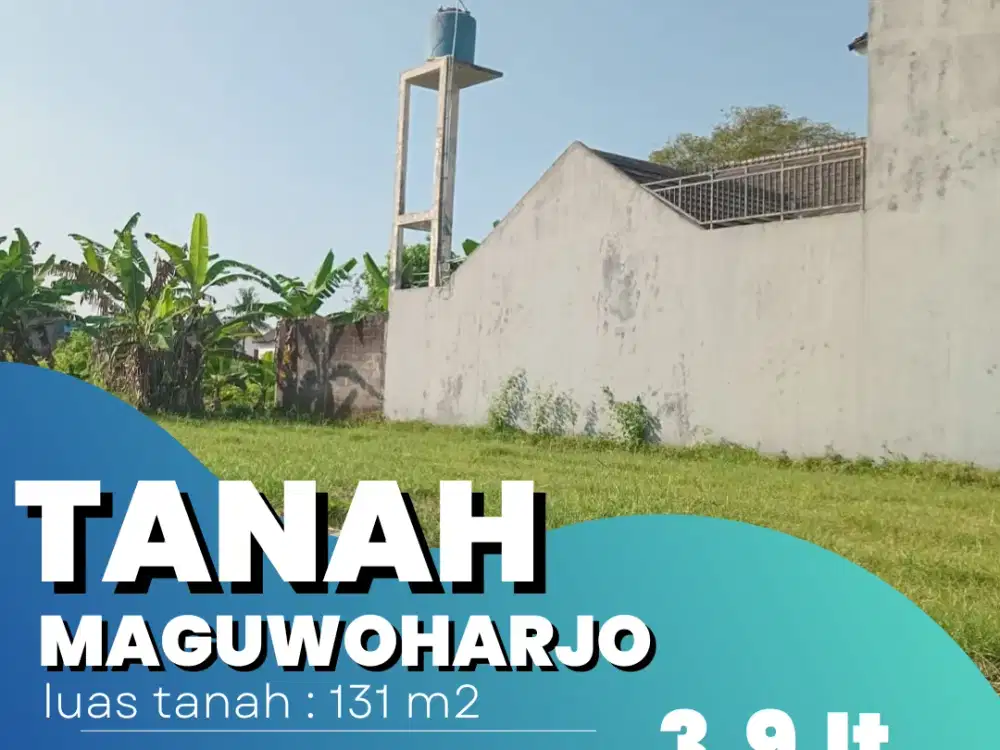Tanah Maguwoharjo 3 menit dari  UNRIYO kampus 2