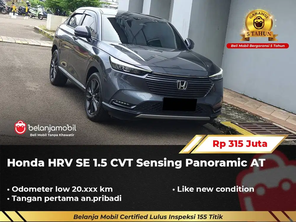 [ LOW KM 20RB ] Honda HRV HR-V HR V SE 1.5 Sensing Panoramic 2023/2024