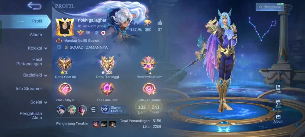 jual akun imo dan sultan