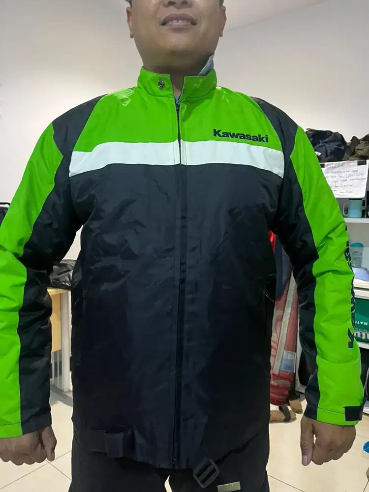 Jaket motor kawasaki size L
