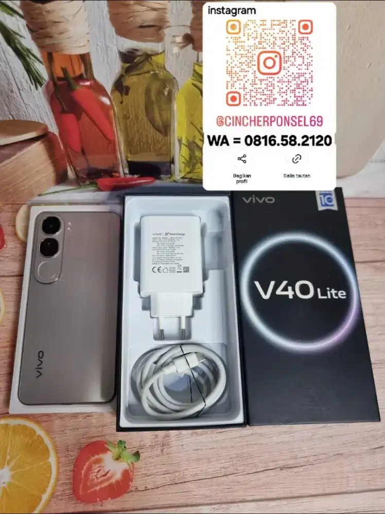 Jual hp siap pakai
Vivo V40 lite ram 8gb mulus likenew