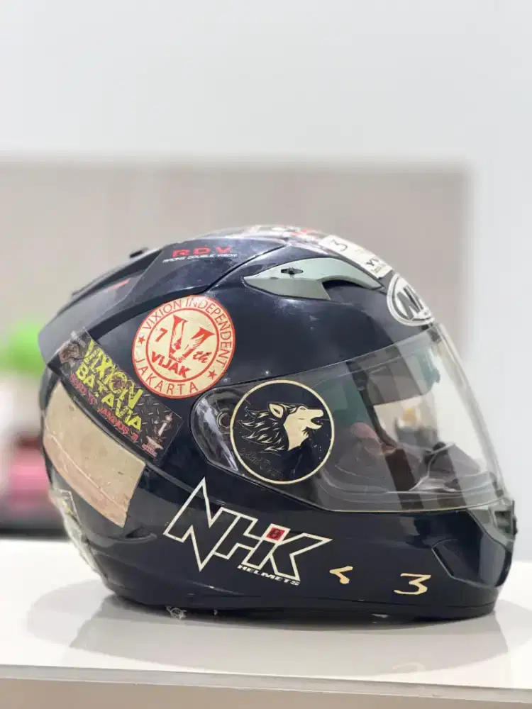 Helm NHK RDV Racing Double Visor Full face Wangi