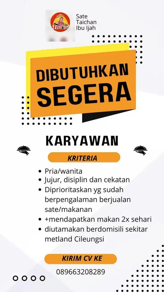 Lowongan pekerjaan di metland cileungsi