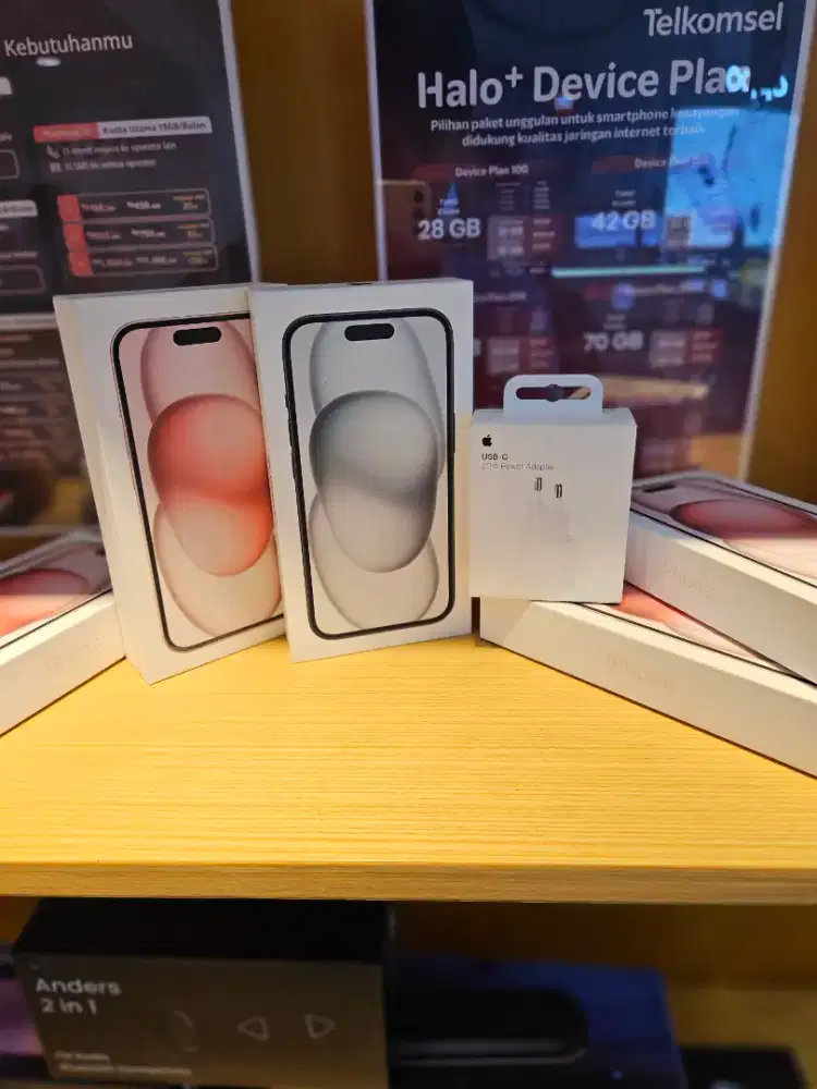 Ready Stock iPhone 15 iBox Free Adaptor Bisa Tukar Tambah / Kredit 0%