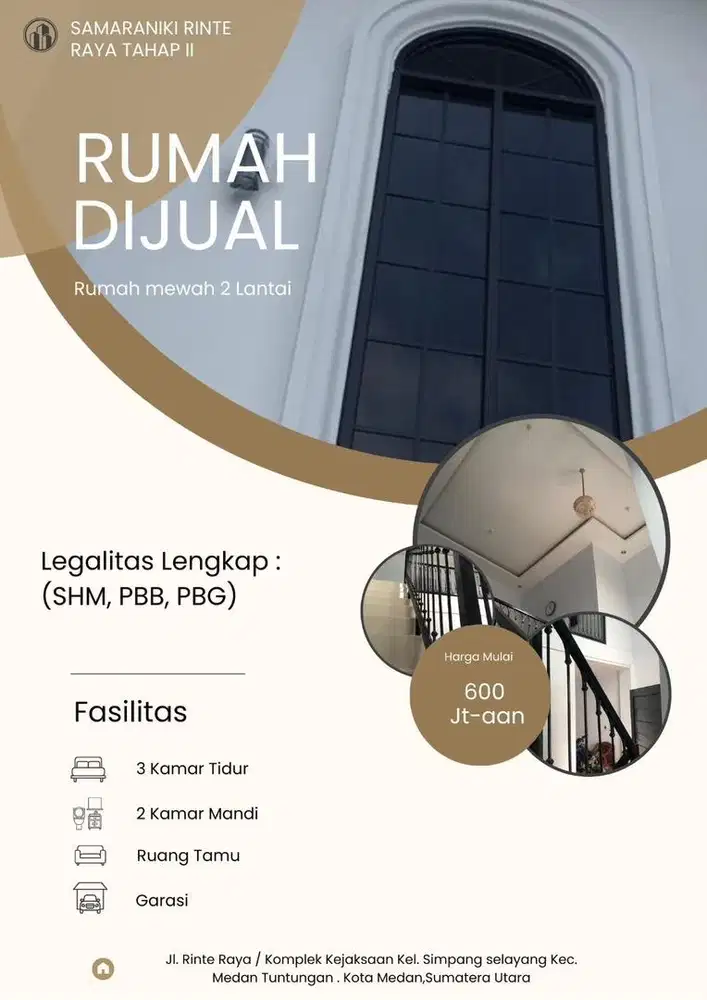 RUMAH MEWAH KOTA MEDAN CUMA 600JUTAAN