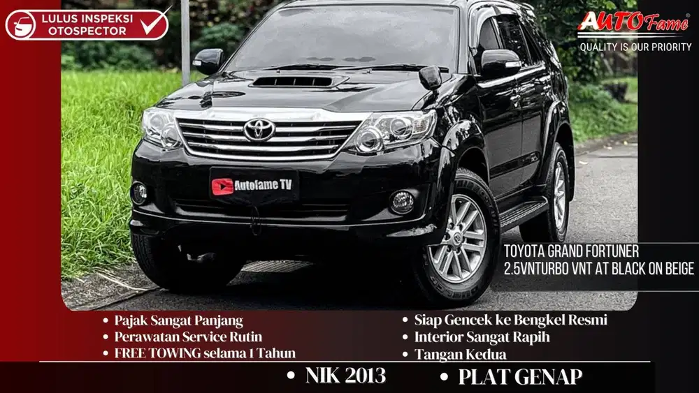 Toyota Grand Fortuner 2.5VNTurbo VNT AT 2013
