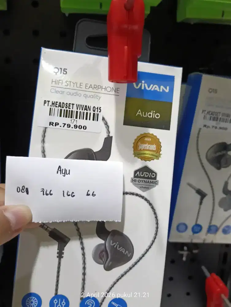 PT HEADSET VIVAN Q15 | ATLANTIS DAHSYAT