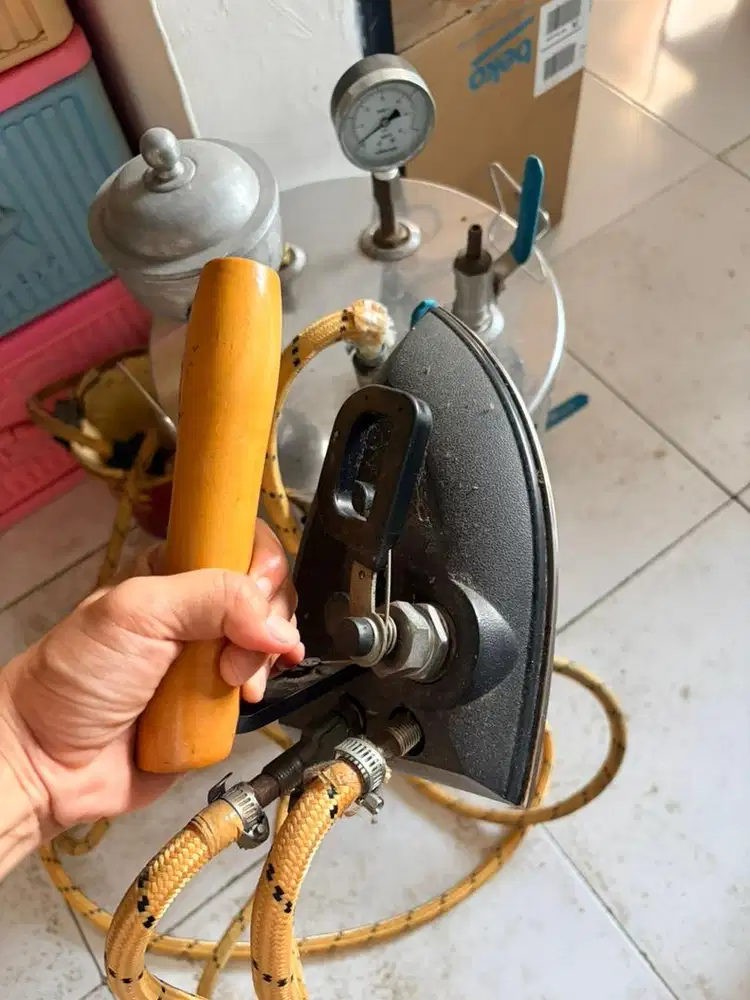 Setrika Uap Boiler Laudry