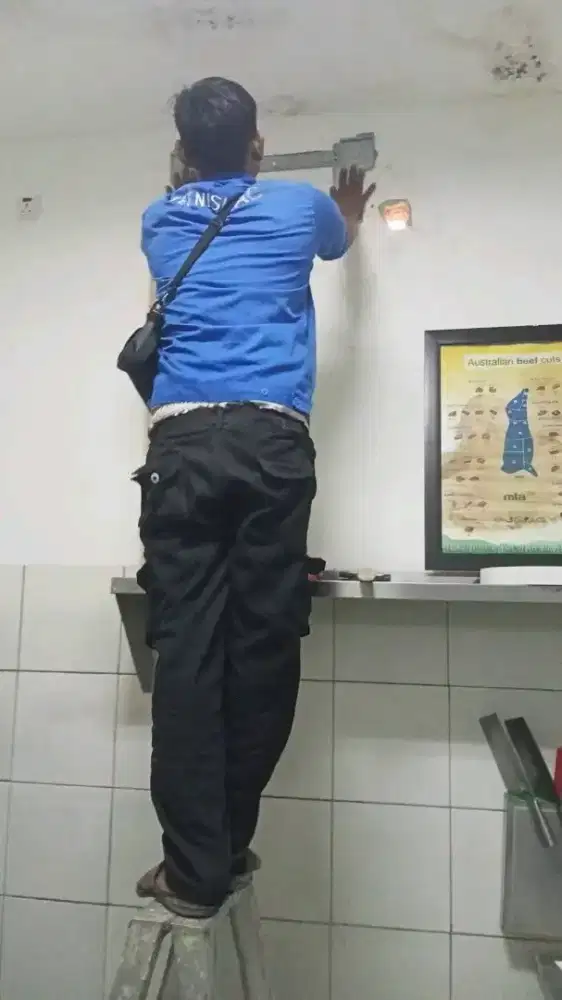 Terima service AC, mesin cuci, kulkas, pompa air dll