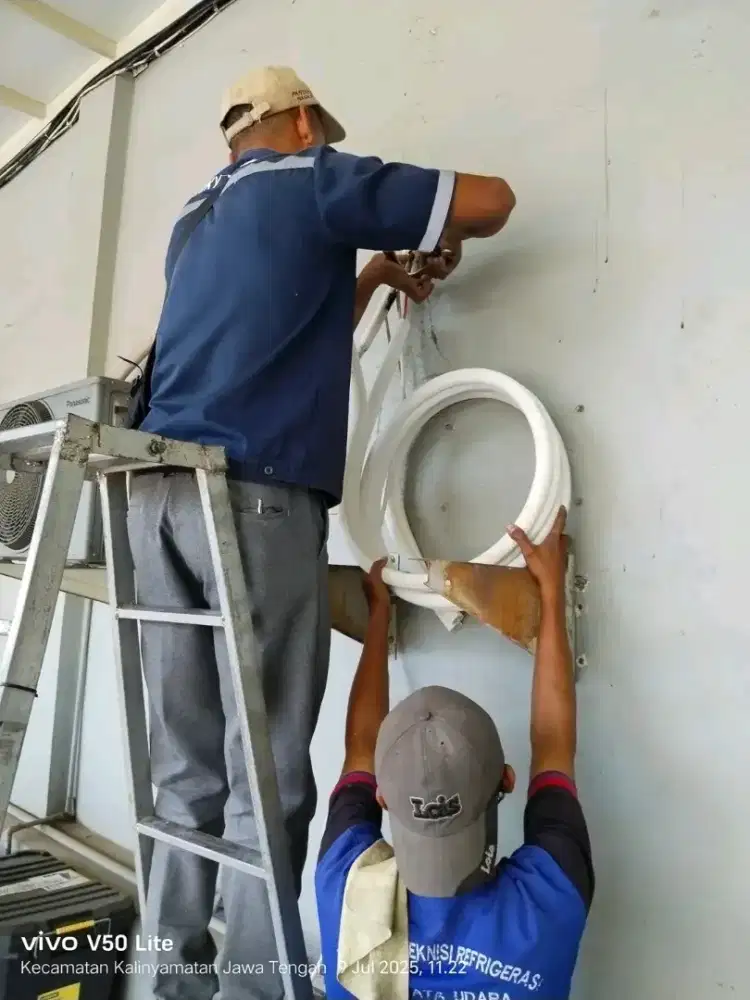 Terima service AC, mesin cuci, kulkas, pompa air dll