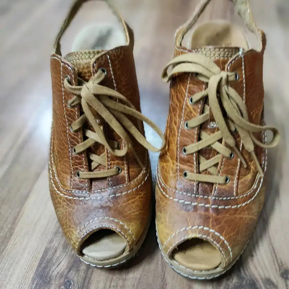 Timberland unique Rustic Wedges women shoes heels size 35 uk