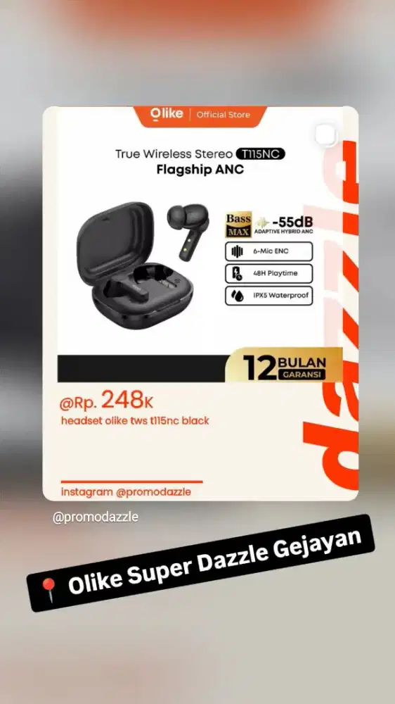 Tws bluetooth OLIKE T115NC