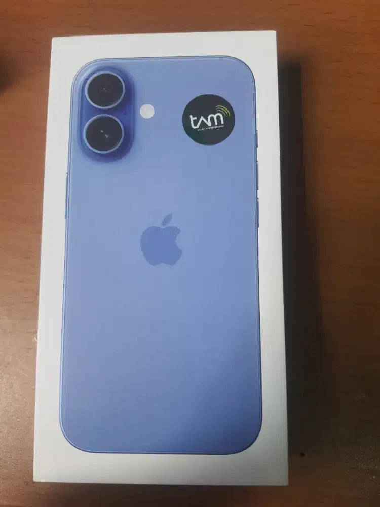 Iphone 16 128 baru masih segel warna biru ultra