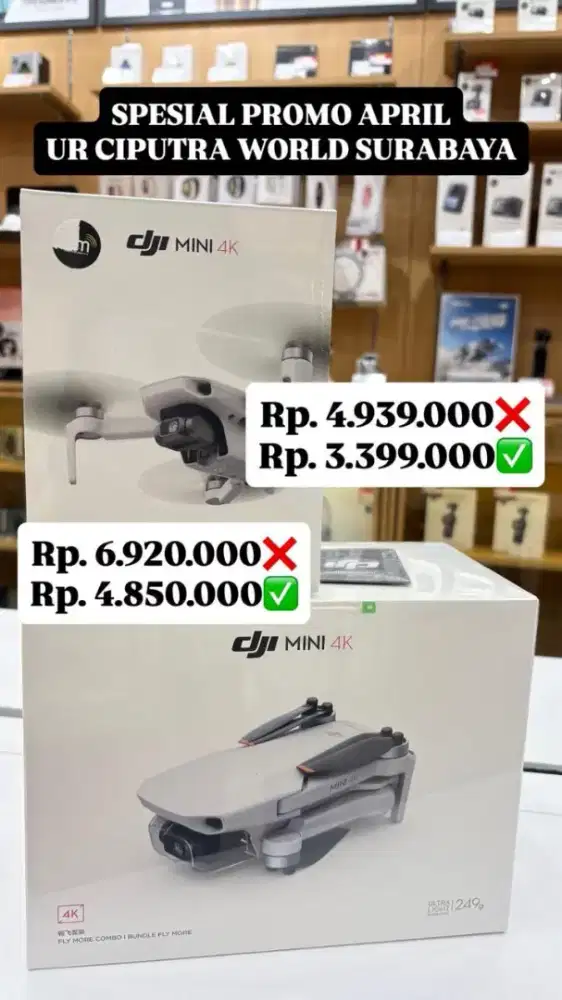 PROMO DJI MINI 4K! BISA CICILAN YA