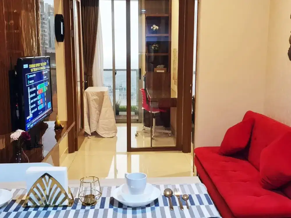 For Sale 1.6M, 1 Bedroom Fully Furnished, High Floor, Taman Anggrek Residences
