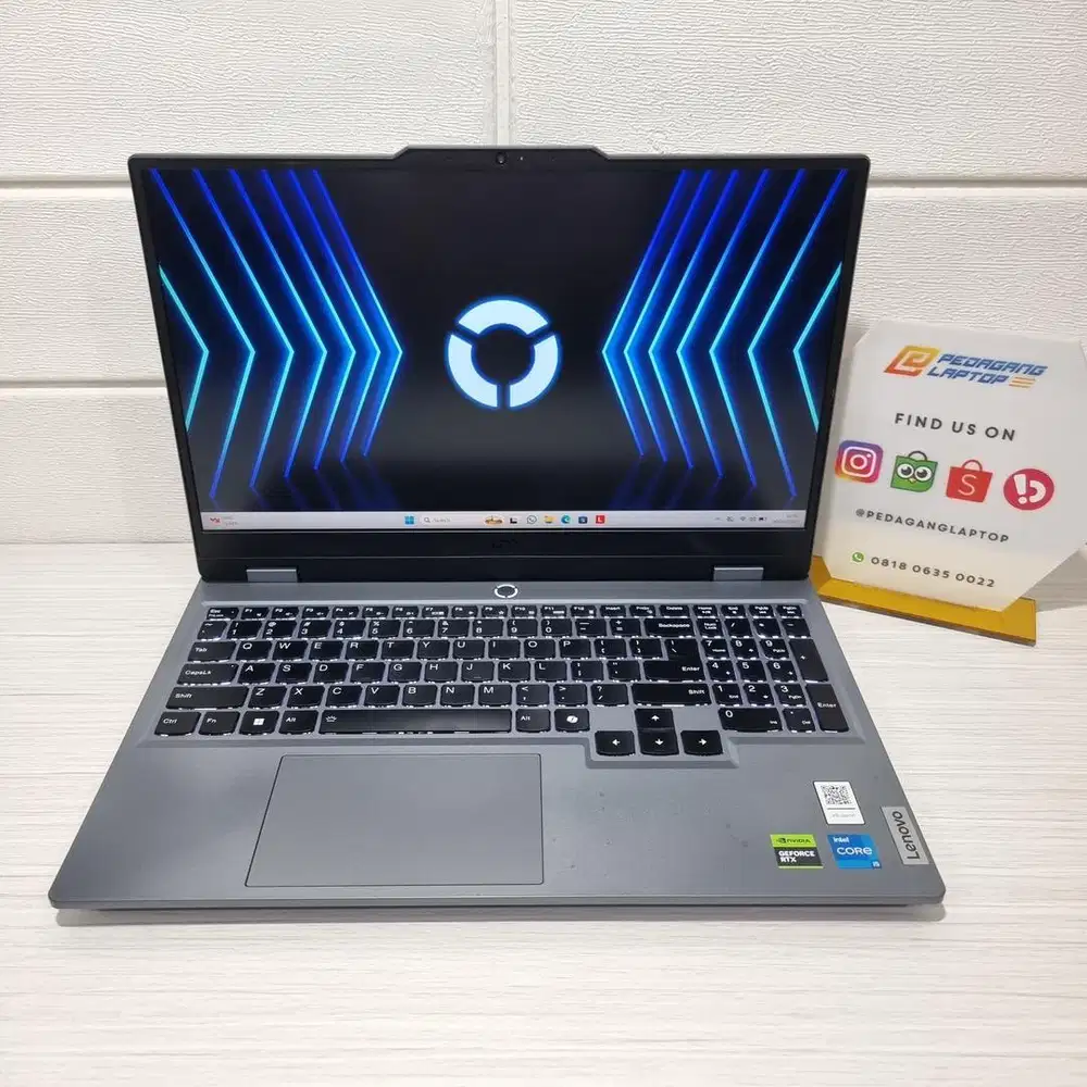 Laptop Lenovo LOQ 15IAX9 Core i5-12450HX 12/512GB RTX 3050 6GB GARANSI