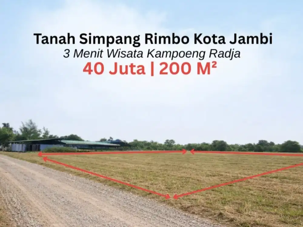 Tanah Simpang Rimbo Dekat Kampoeng Radja