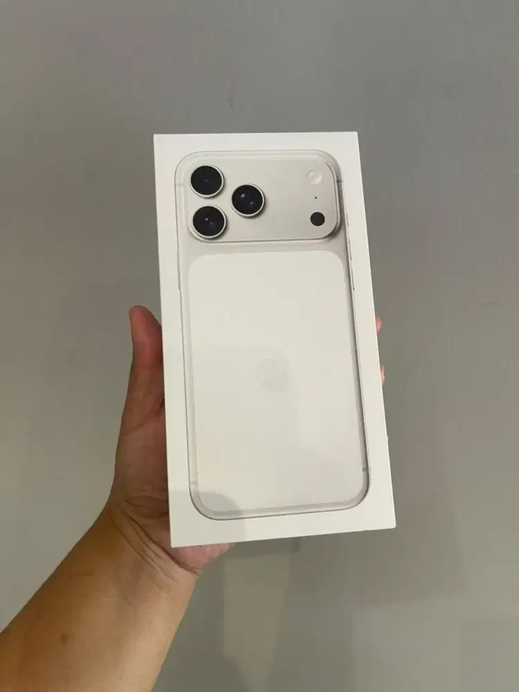 IPHONE 17 PRO MAX SILVER NEW GARANSI IBOX