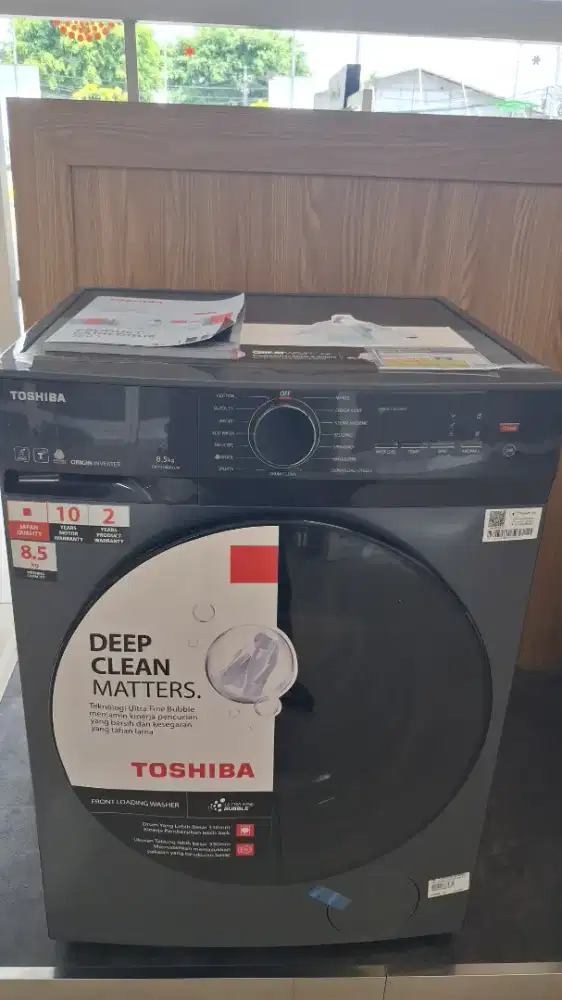 PROMO CICILAN RINGAN 15K/HARI TOSHIBA WM FRONT LOADING 8.5KG