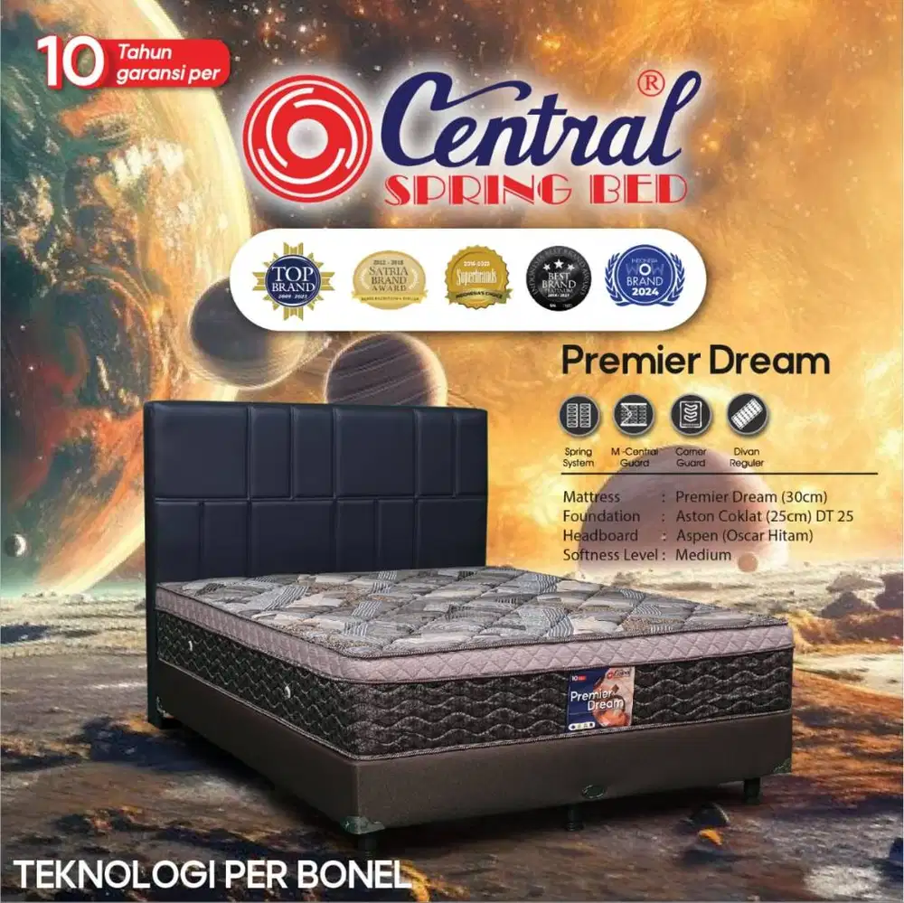 SPRINGBED CENTRAL DREAM PLUSTOP