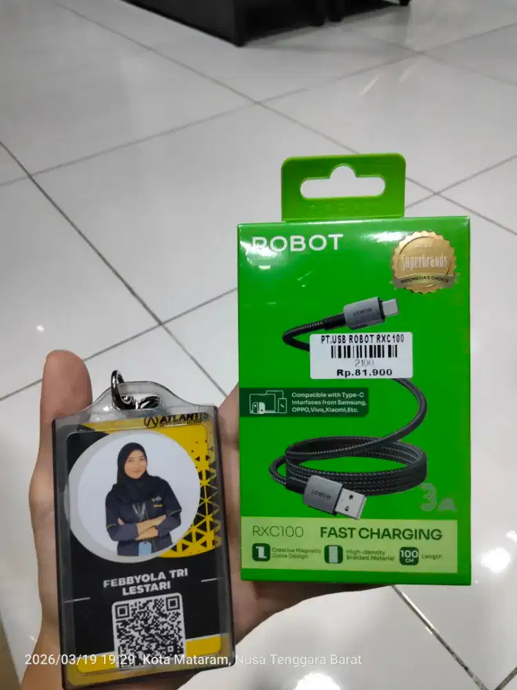 USB ROBOT TIPE C ATLANTIS DAHSYAT