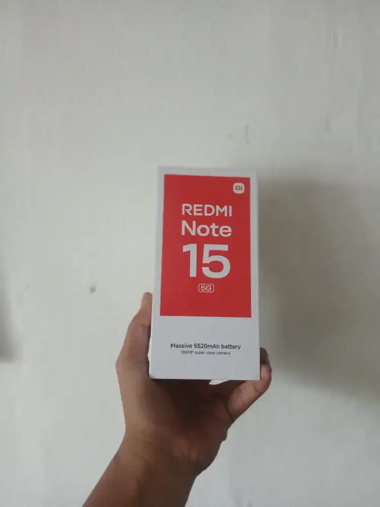 [ Fast respon WA ] Xiaomi Redmi Note 15 5G 8/256 Garansi resmi 15bln