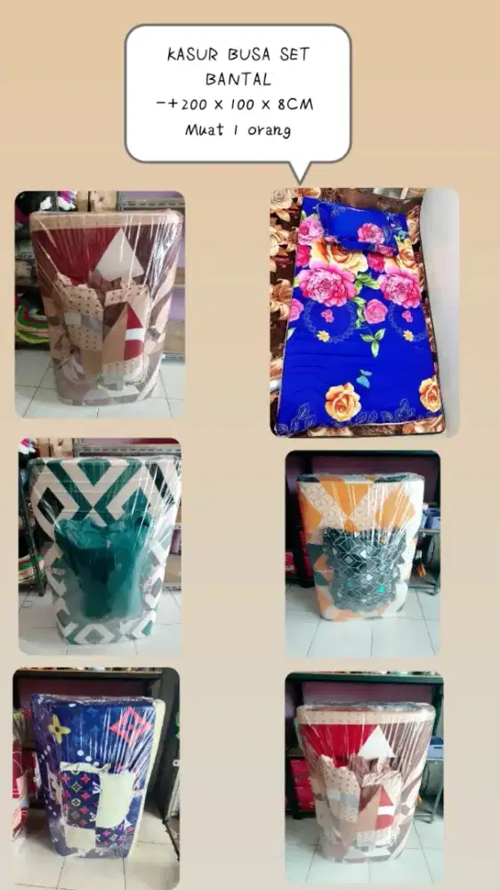 KASUR BUSA SET BANTAL