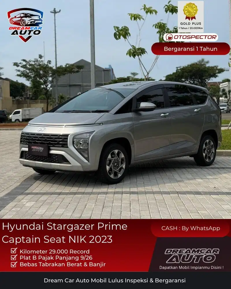 [ KM 29rb ] Hyundai Stargazer Prime Captain Seat 2023 Non Trend Style