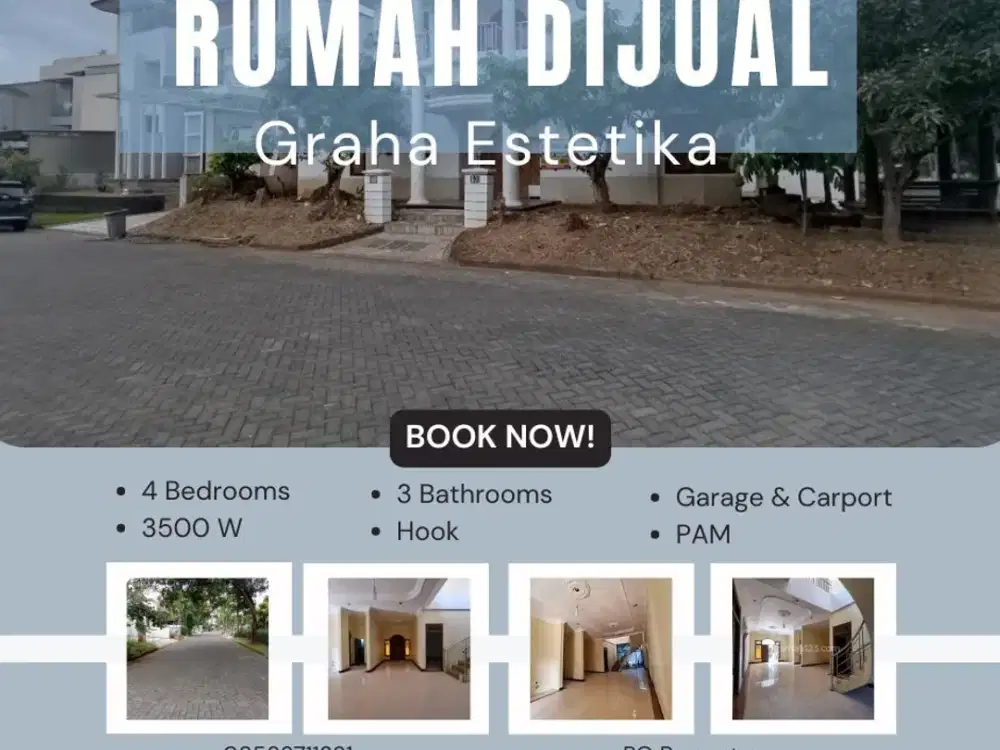 Rumah Cluster Elite Dekat Undip Graha Estetika DekatAkses Tol Trans Jawa Tembaalng