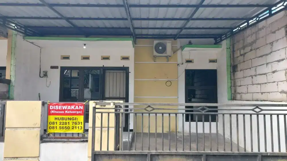 Disewakan rumah minimalis di perumahan dinar blok C muktiharjo