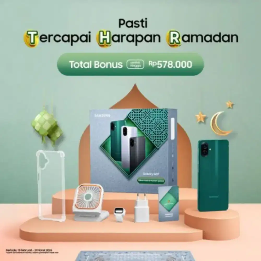 Cicilan hp Samsung A07 Ramadhan pac cuma pakai ktp aja