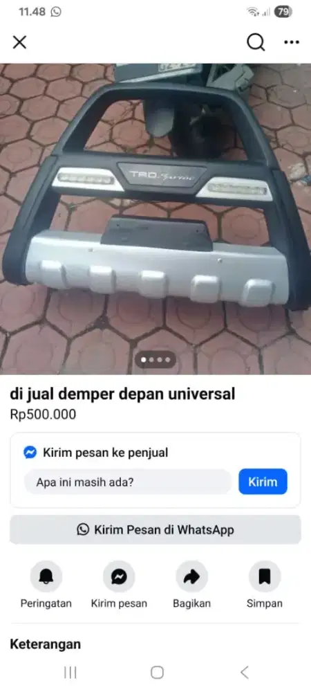 Bumper rhino guard TRD sportivo