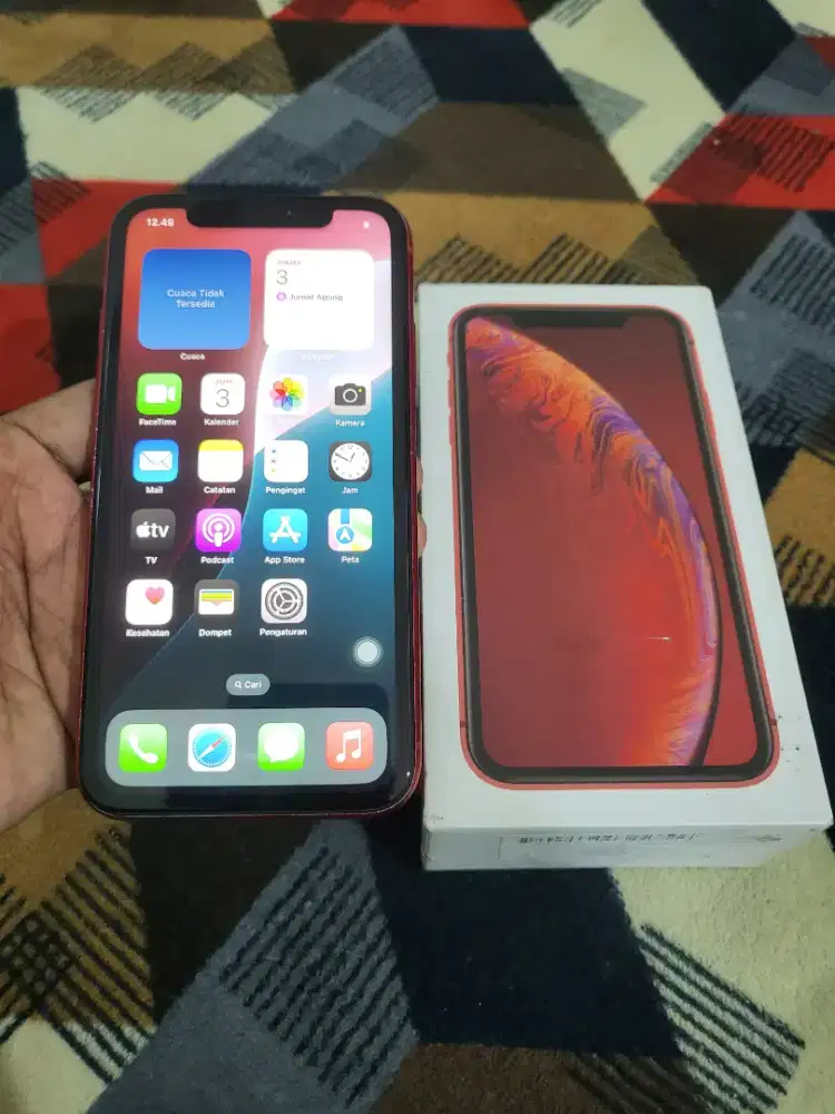 Jual cepat iphone xr 128GB fullset