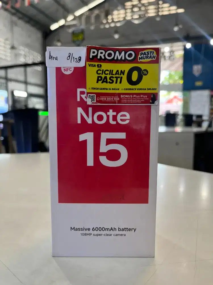 Redmi Note 15 8/128 bisa cod gratis ongkir