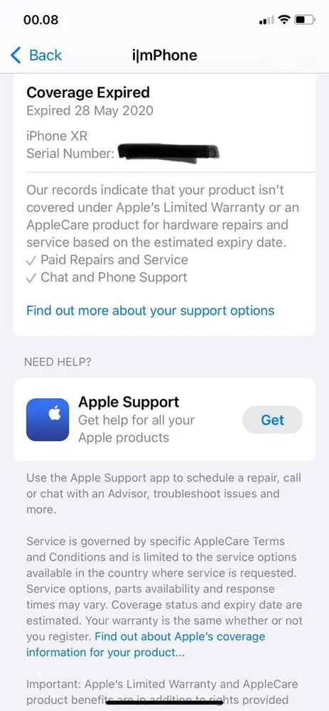 iPhone XR 64Gb Merah Mulus LL/A - White List