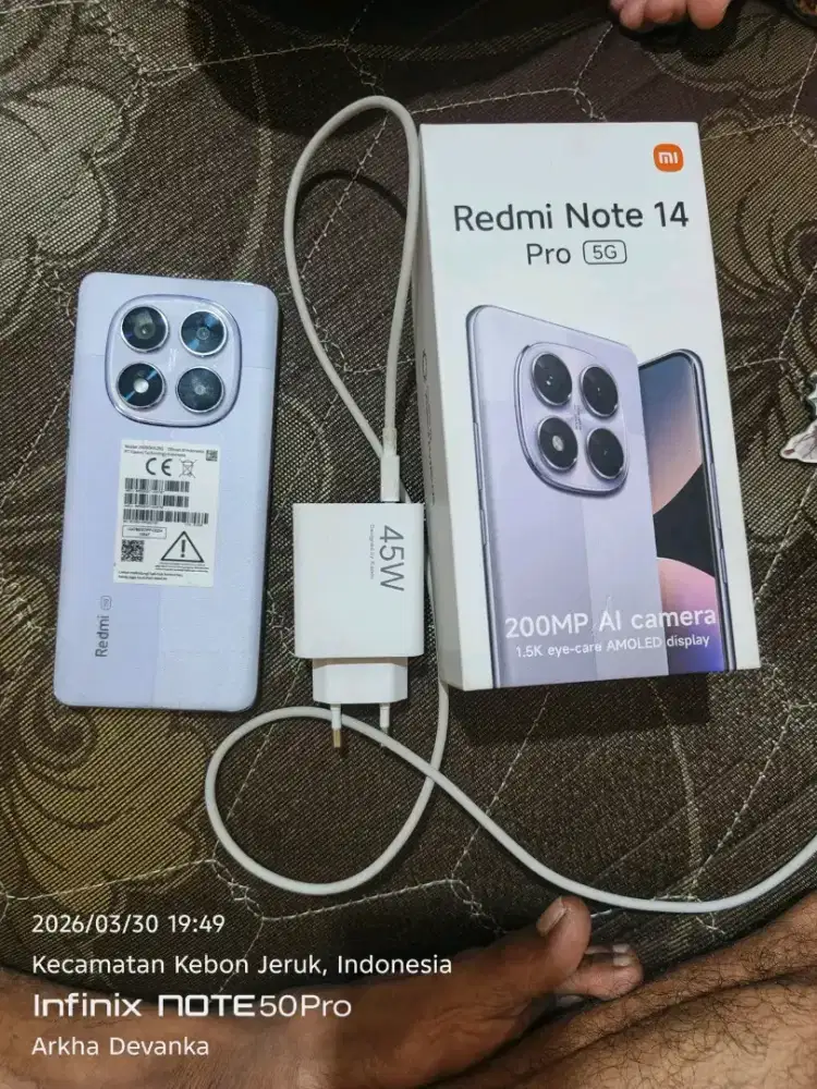 HP second redmi note 14 pro 5G