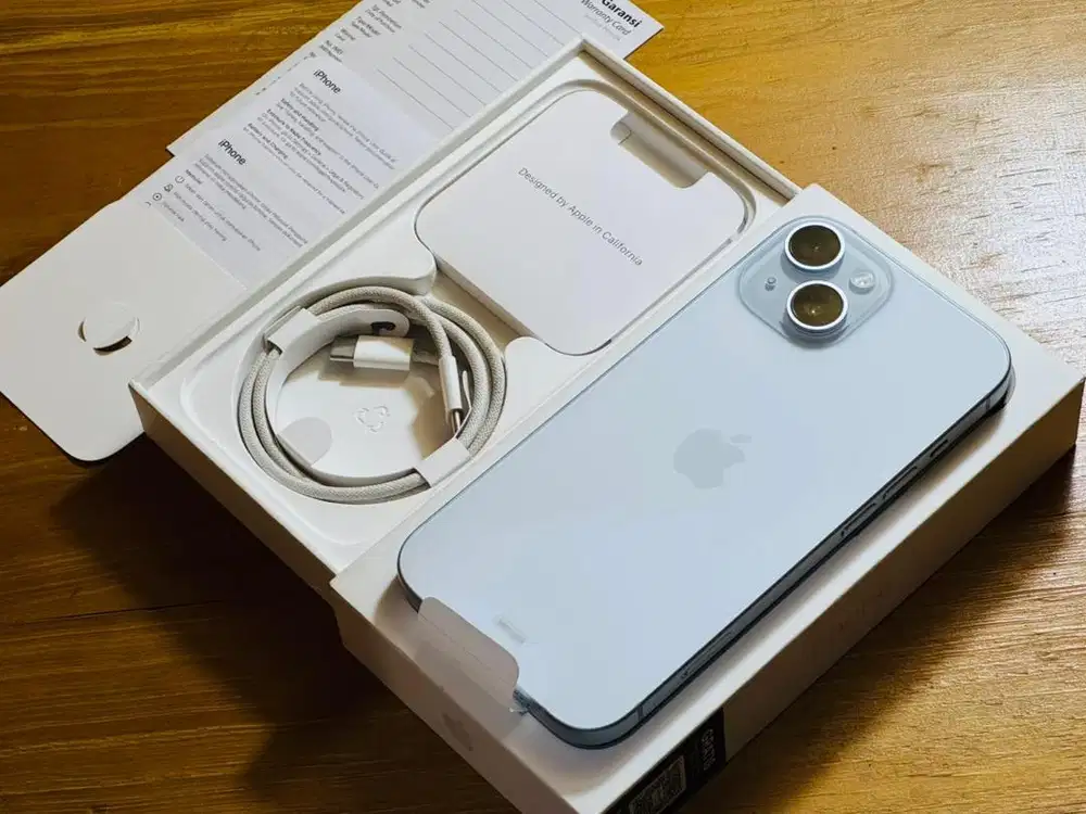 iPhone 15 128GB iBox BH98% Garansi September 2026