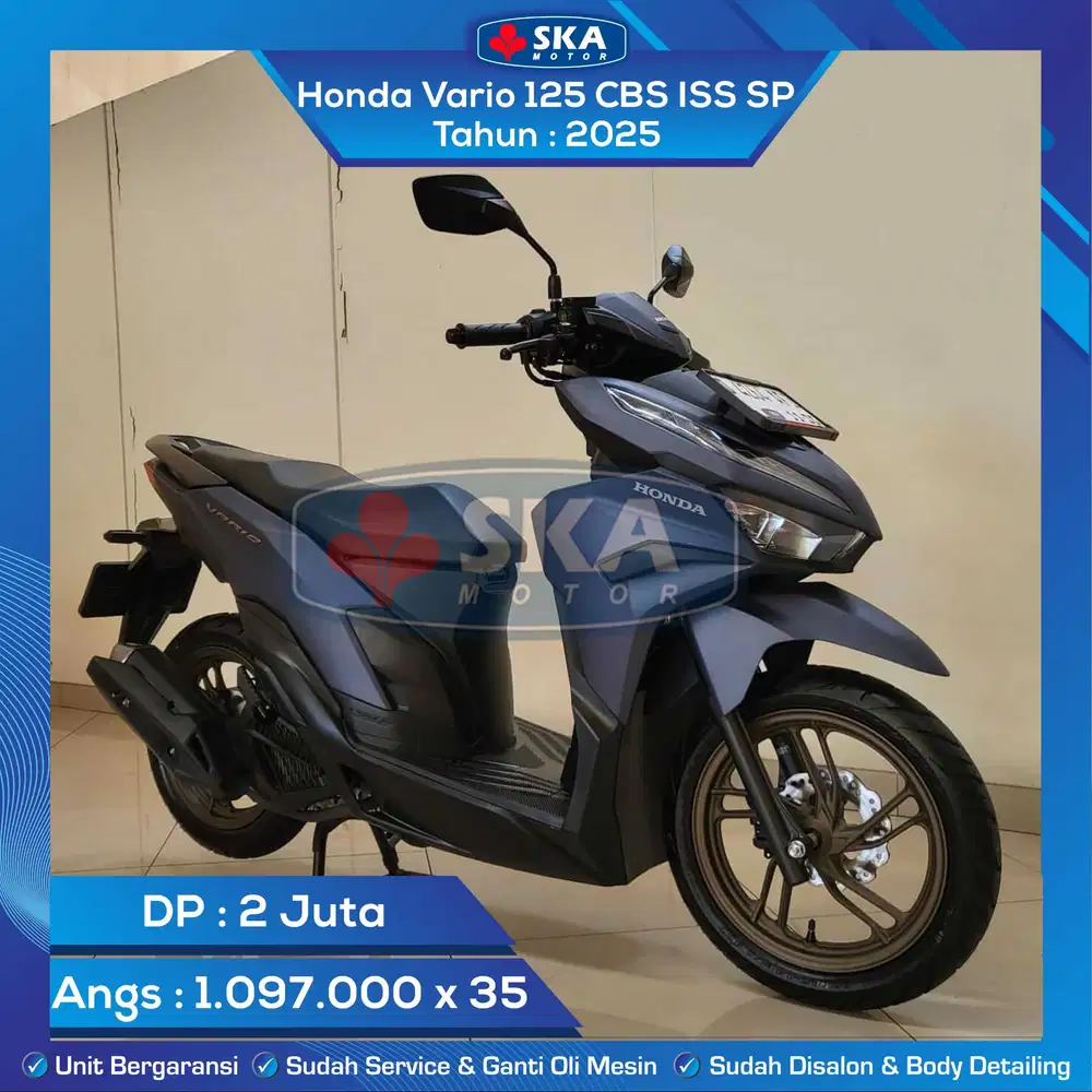 Honda Vario 125 CBS ISS SP Tahun 2025 KM 600an